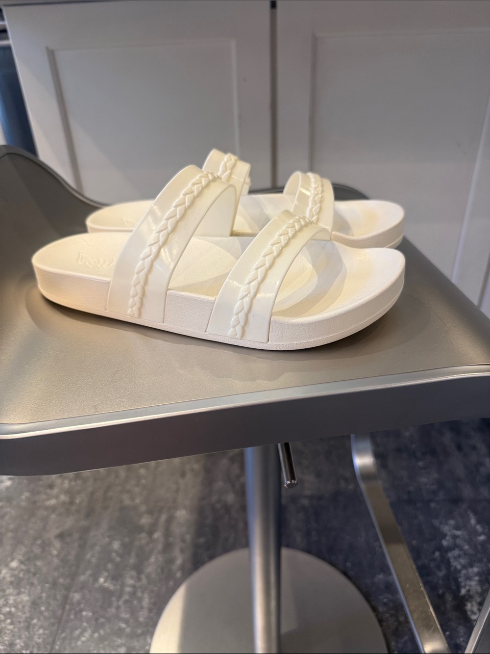 NIB Ancient Greek Sandals Meli Jelly off white sandals
